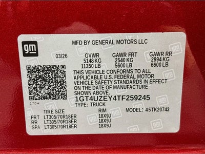 2026 GMC Sierra 2500 HD AT4X