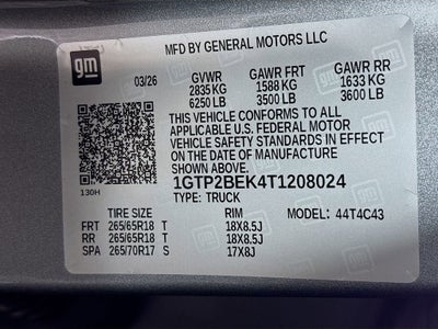 2026 GMC Canyon Elevation