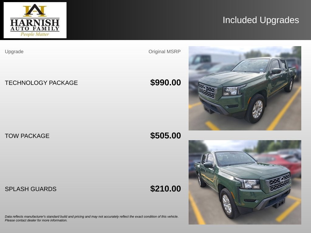 2023 Nissan Frontier Crew Cab SV 4x2