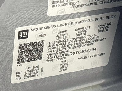2026 GMC Sierra 1500 SLT