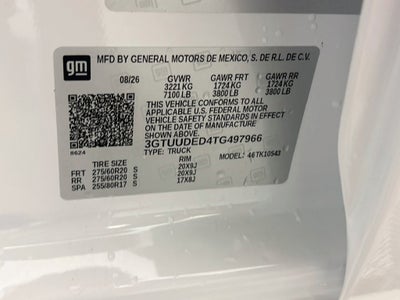 2026 GMC Sierra 1500 SLT