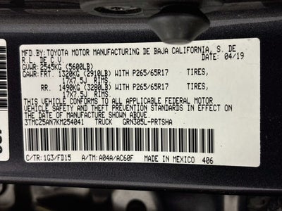 2019 Toyota Tacoma TRD Sport