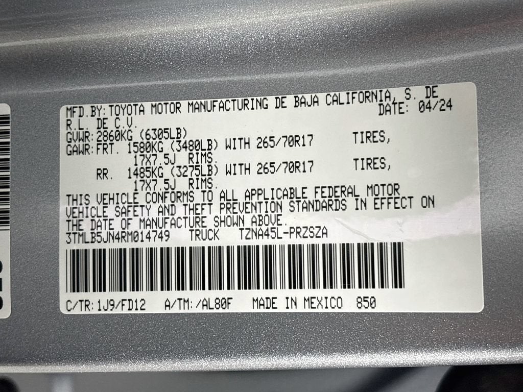 2024 Toyota Tacoma TRD Sport