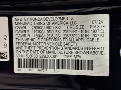 2025 Honda CR-V Hybrid Sport Touring