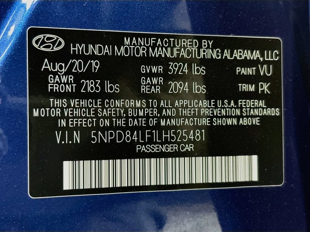 2020 Hyundai Elantra Value Edition
