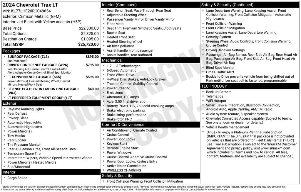 2024 Chevrolet Trax LT