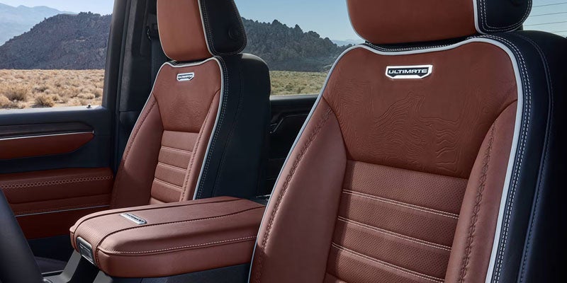 2026 GMC Sierra 2500 HD interior seating