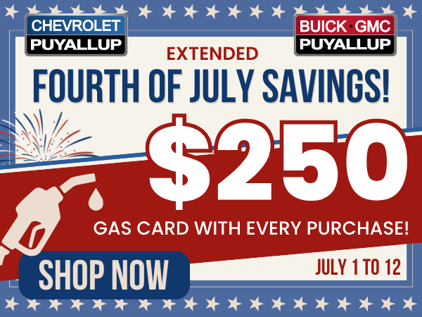 $250 Gas Card with Every Purchase
